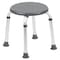 Flash Furniture 9-1/2" L, Polyurethane, Aluminum, Gray Bath & Shower Stool DC-HY3400L-GRY-GG - alternate 10